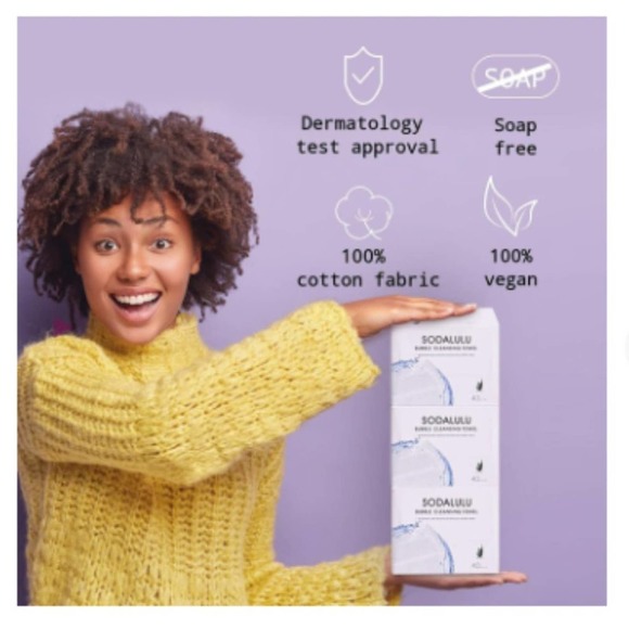 Sodalulu  Disposable Cleaning Towels Makeup Remover Wipes Deep Clean Moisturize - Picture 6 of 9